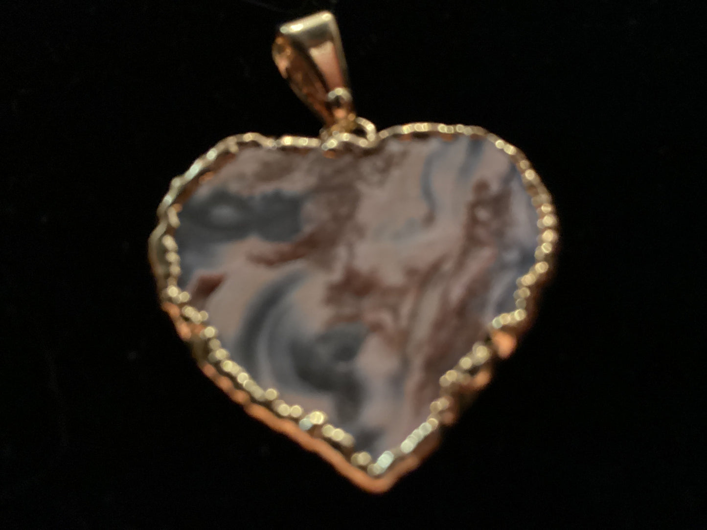 Heart Druzy Pendant