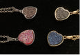 Druzy Heart Necklace