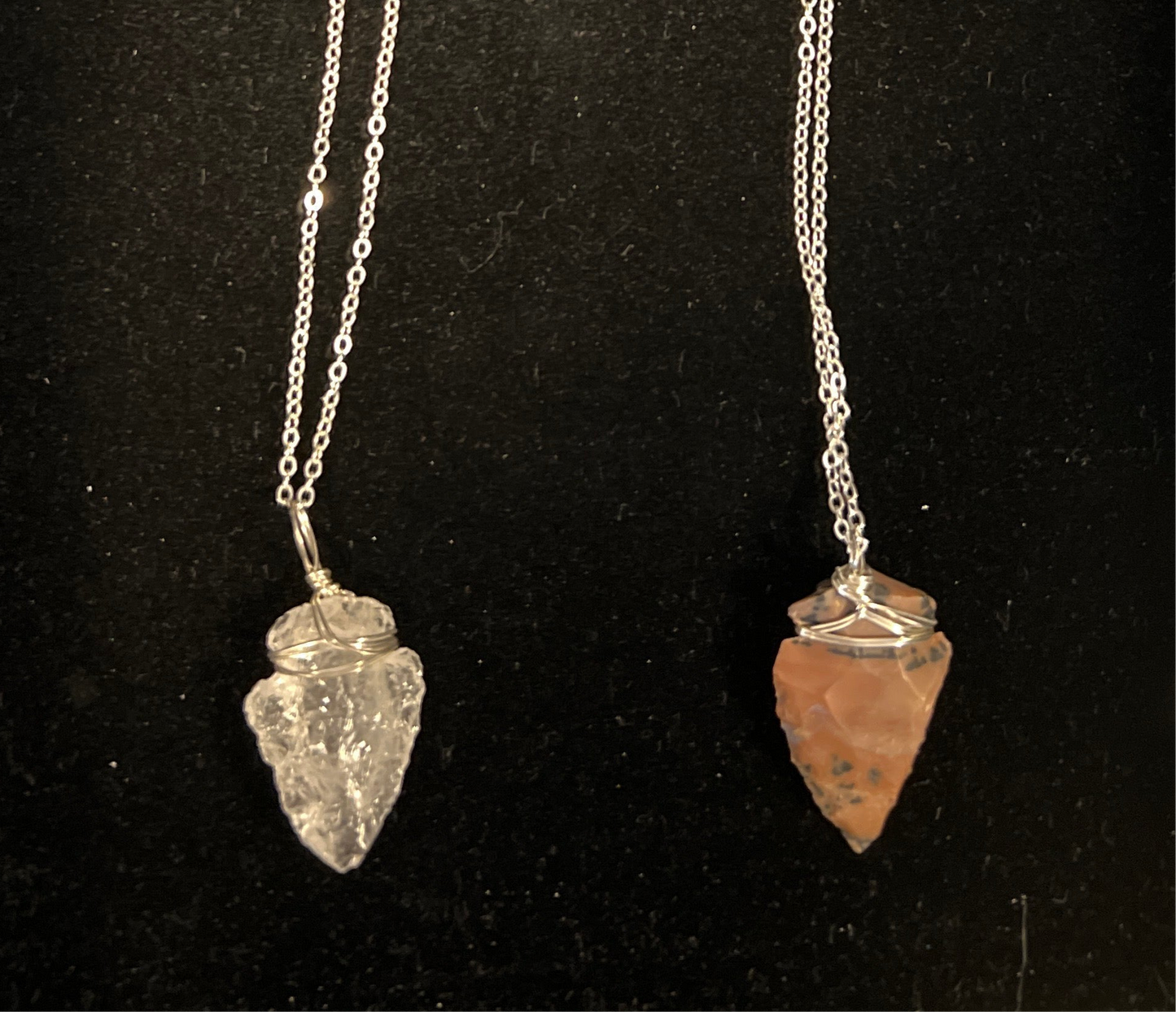 Aura Arrowhead Necklace