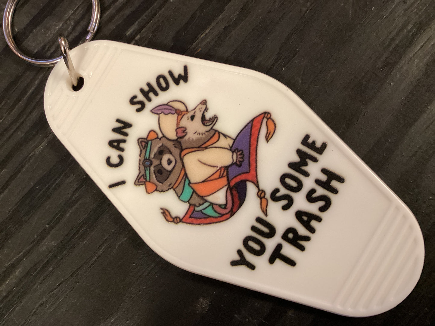 I Can Show You Some Trash Keychain