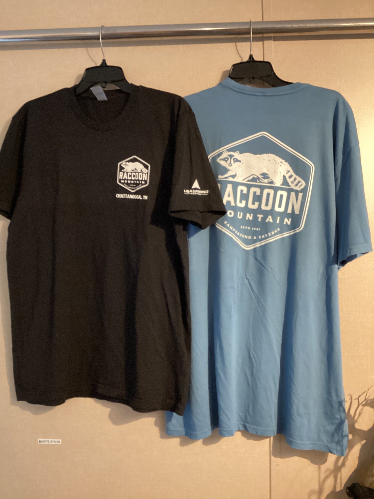Raccoon Mountain Logo (Front & Back) Unisex T-Shirt