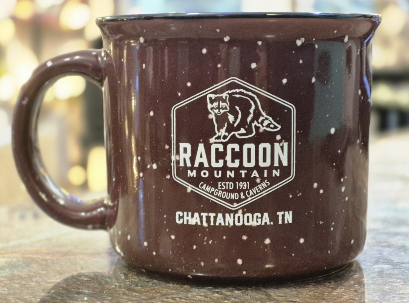 Raccoon Mountain Logo Campfire Mug