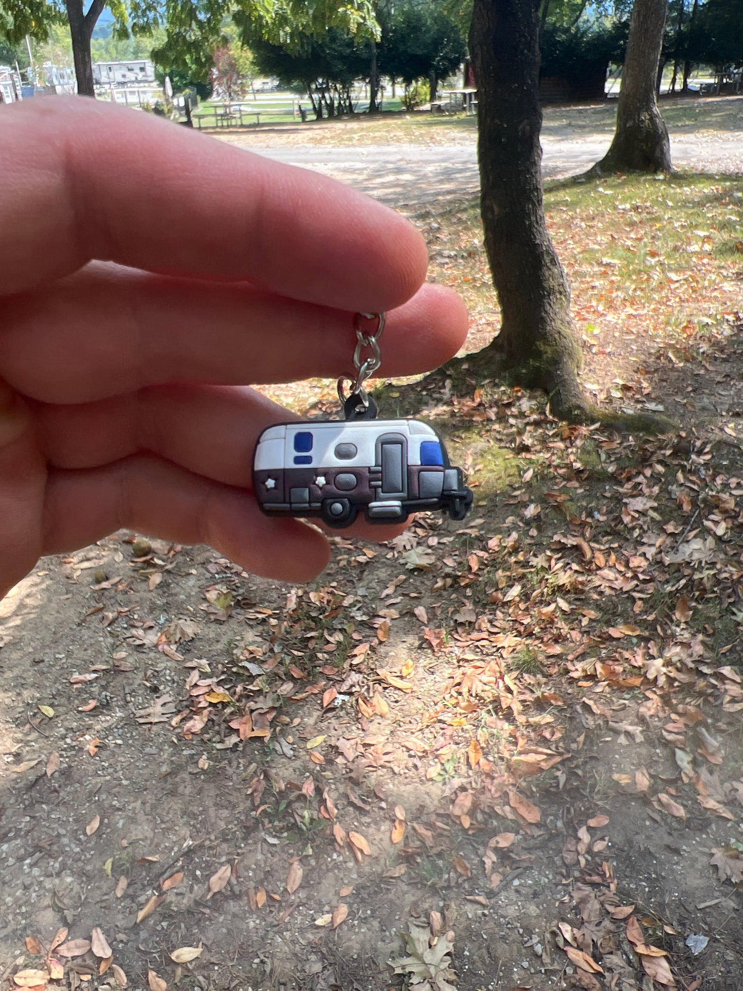 Rubber Camper Keychain