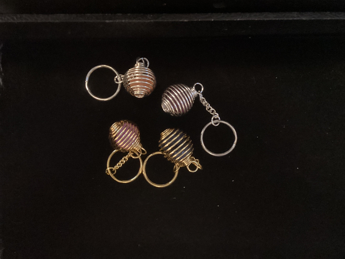 Swirl Cage Keychain