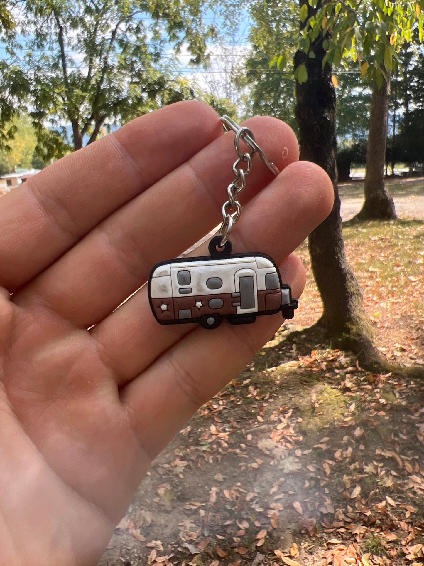 Rubber Camper Keychain