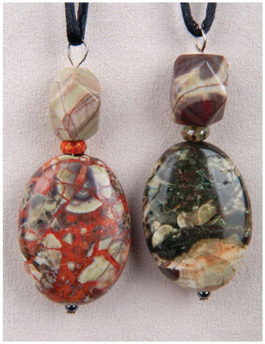 Opalite Jasper Necklace Medicine Stone