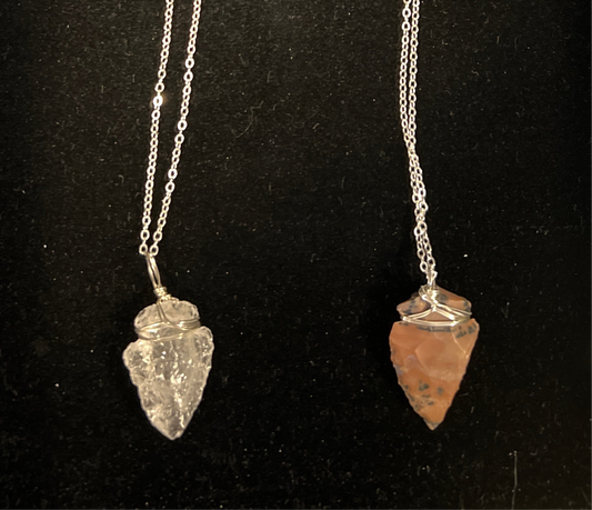 Aura Arrowhead Necklace