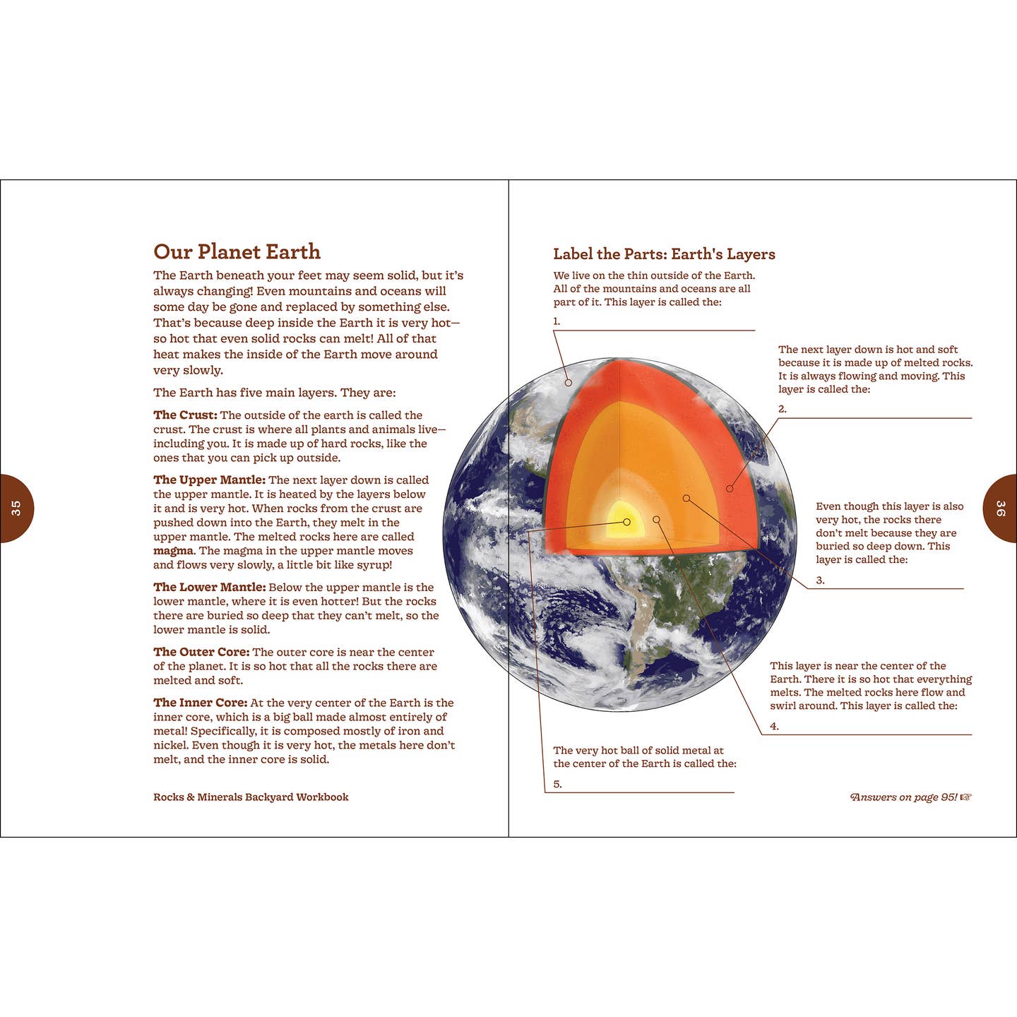 Rocks & Minerals Backyard Workbook