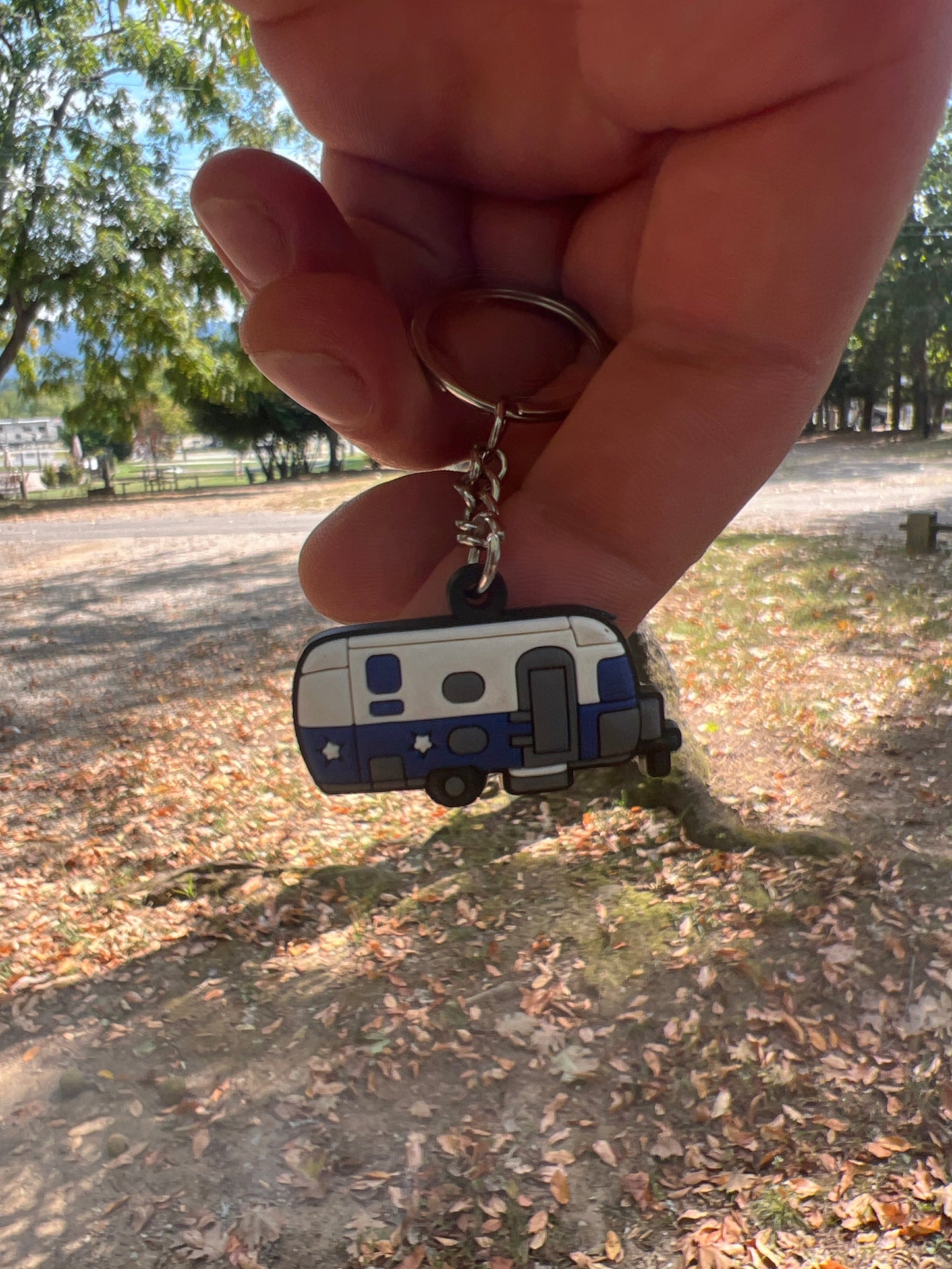 Rubber Camper Keychain