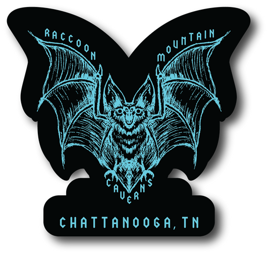 Bat Raccoon Mountain Caverns Sticker