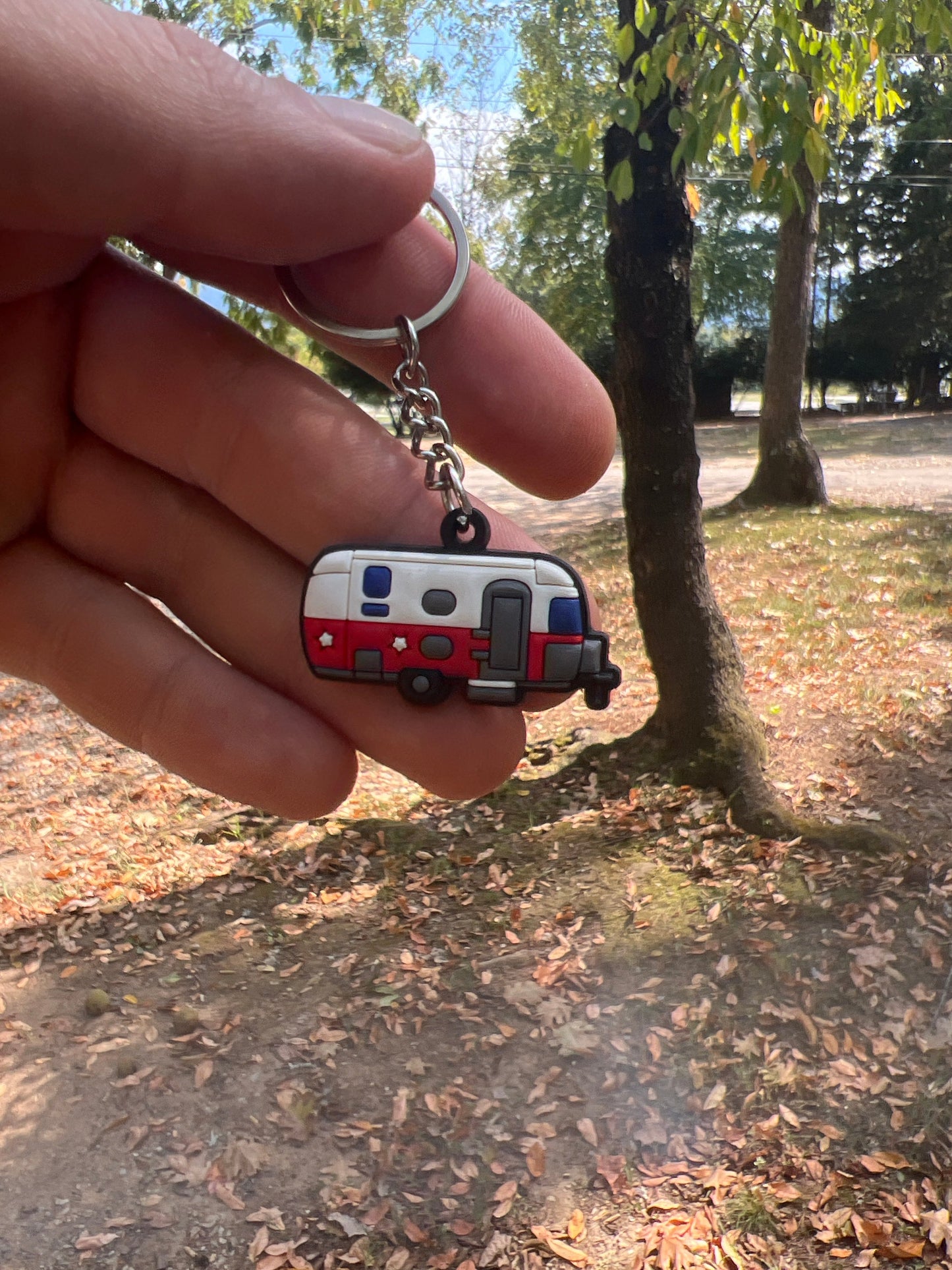 Rubber Camper Keychain