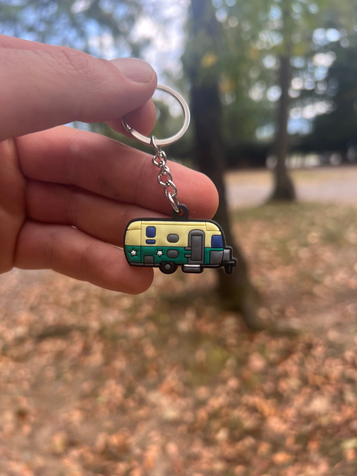 Rubber Camper Keychain