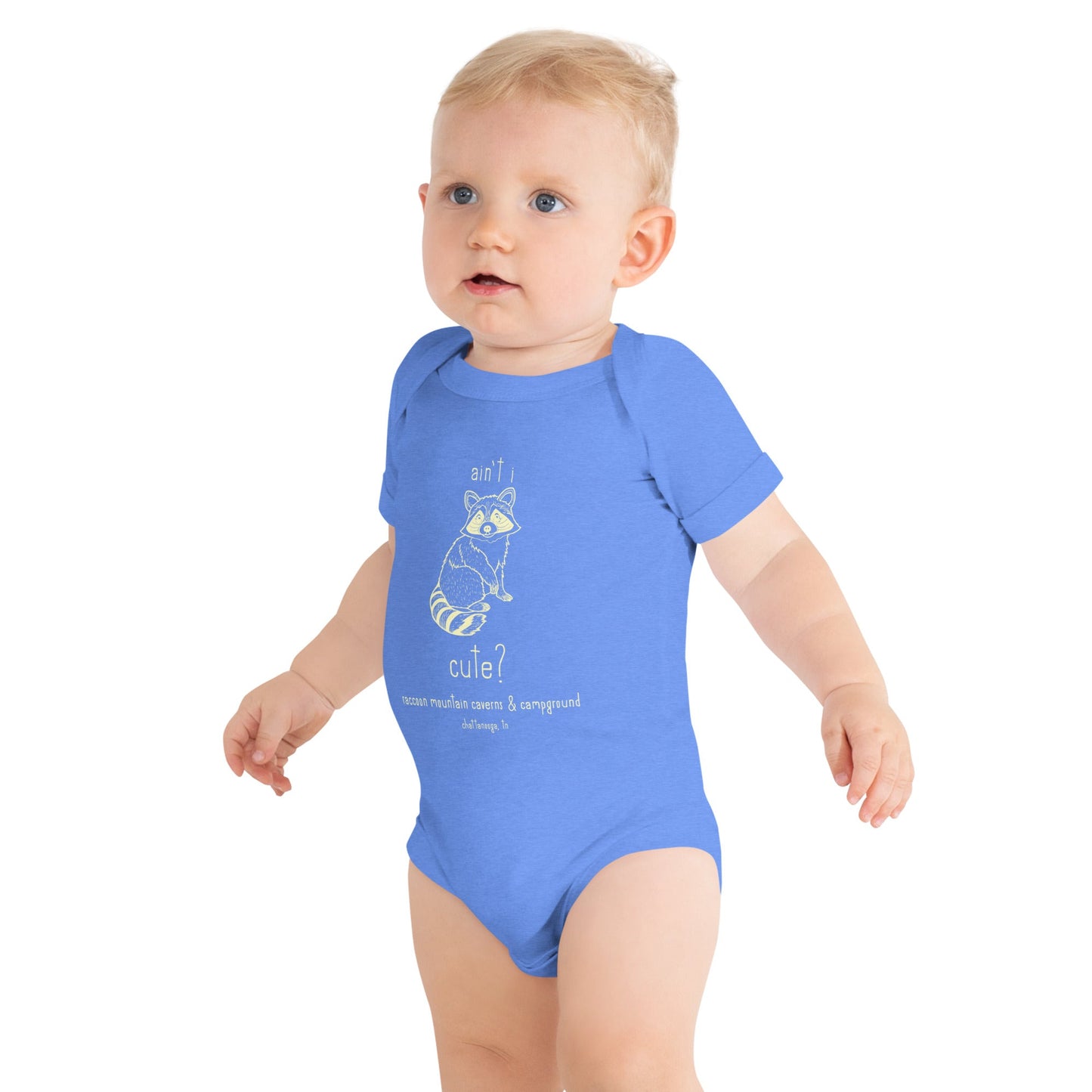 Ain't I Cute? Raccoon Mountain Baby One Piece