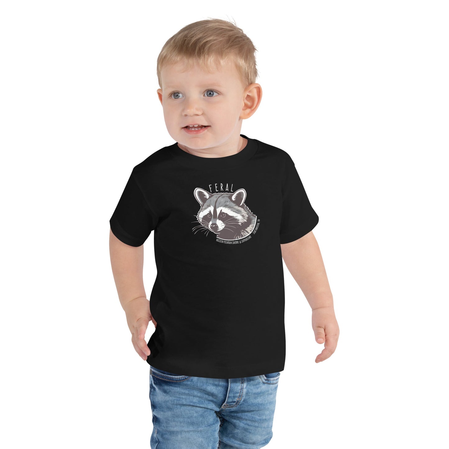 Feral Toddler Raccoon Mountain T-Shirt