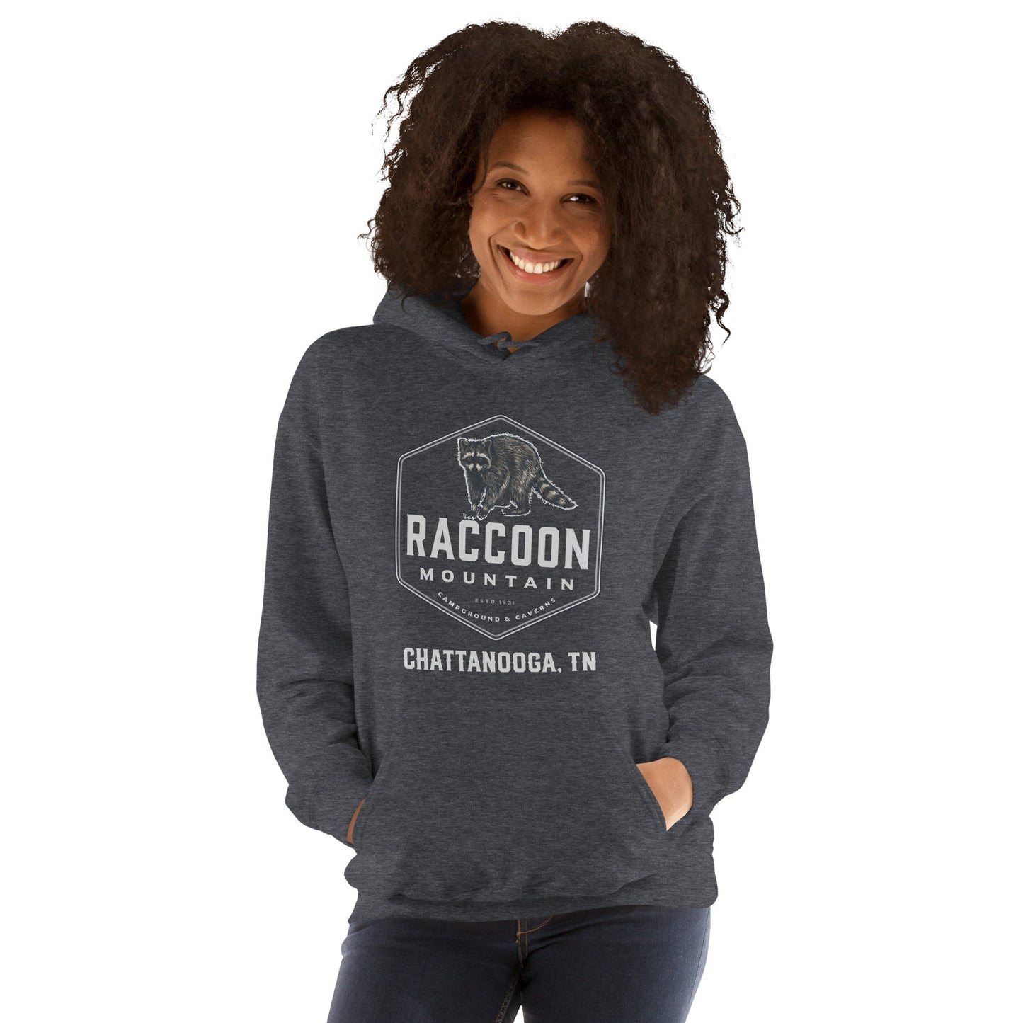 Raccoon Mountain Logo Unisex Hoodie